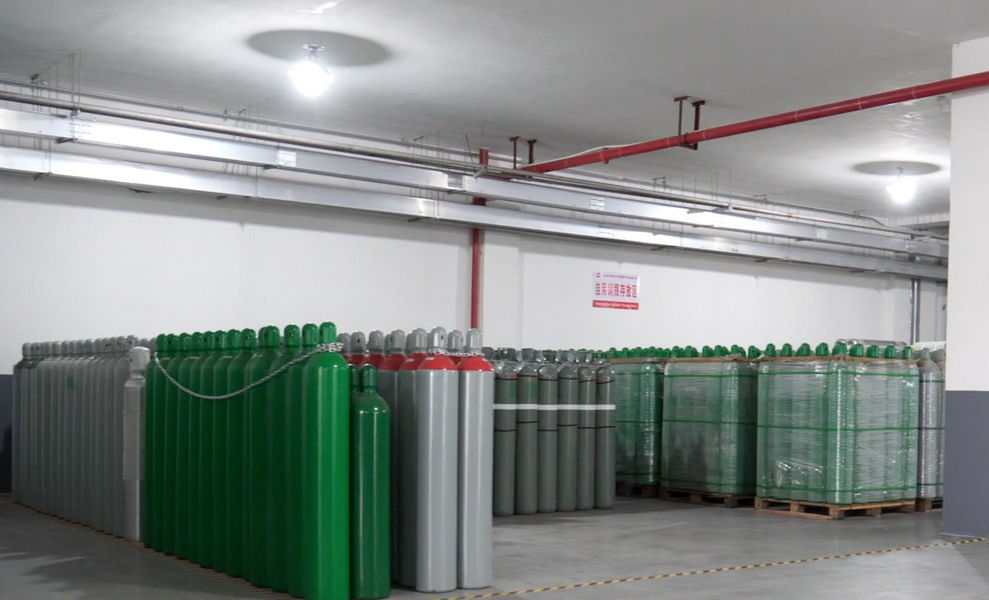 Yueyang Kaimeite Electronic Specialty Rare Gases Co., Ltd üretici üretim hattı